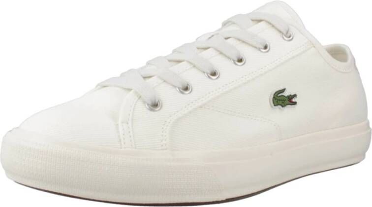 Lacoste Stijlvolle Textiel Backcourt Sneakers White Heren