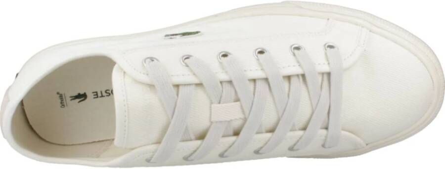 Lacoste Stijlvolle Textiel Backcourt Sneakers White Heren