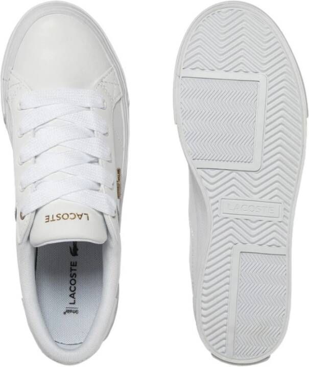 Lacoste Witte Ziane Platform Sneakers Wit Dames