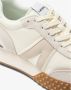 Lacoste Nylon en Leren Sportschoenen Blauw Heren - Thumbnail 15