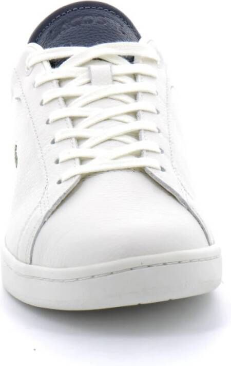 Lacoste Stijlvolle herensneakers van leer en stof White Heren