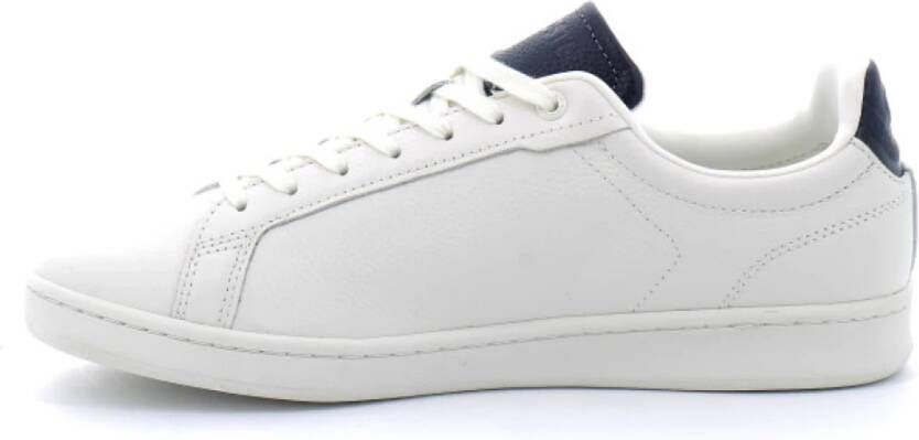 Lacoste Stijlvolle herensneakers van leer en stof White Heren