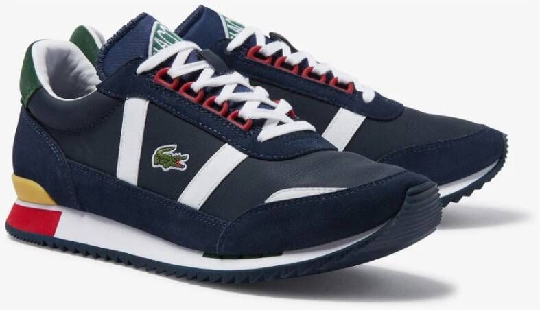 Lacoste Stijlvolle Sneakers voor Mannen en Vrouwen Blue Heren