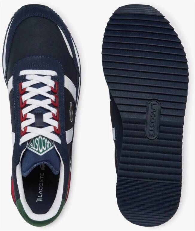 Lacoste Stijlvolle Sneakers voor Mannen en Vrouwen Blue Heren