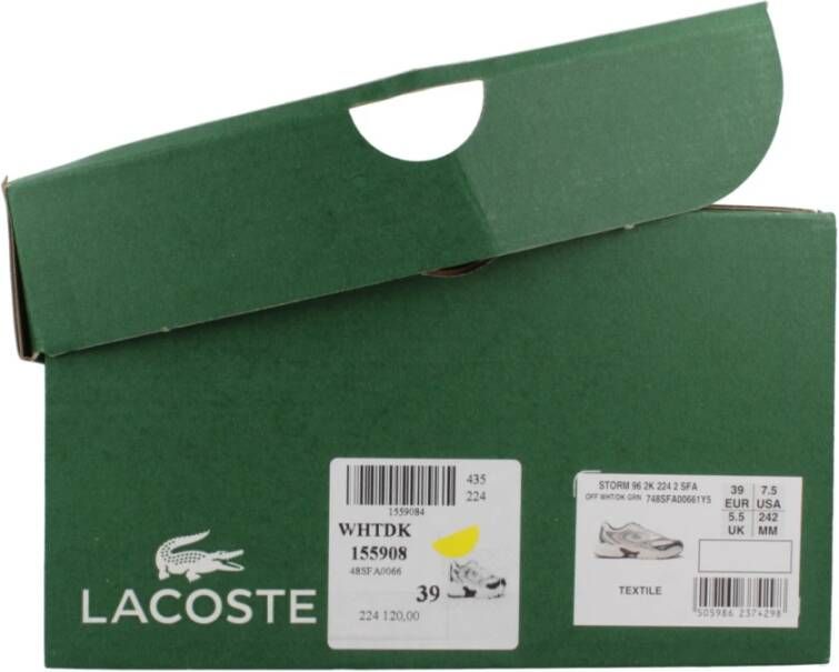 Lacoste Storm 2K Sneakers White Dames