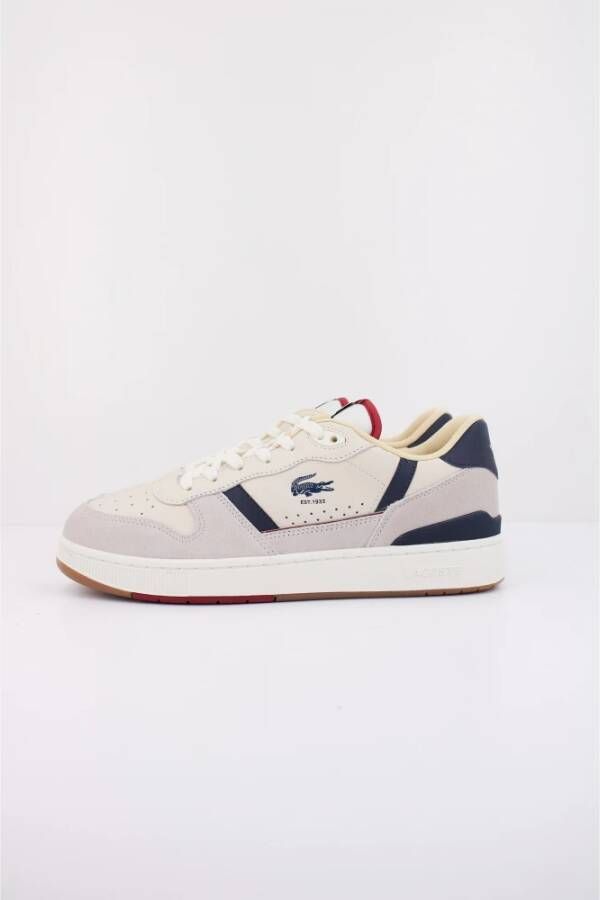 Lacoste T-Clip Sneakers Set Beige Heren