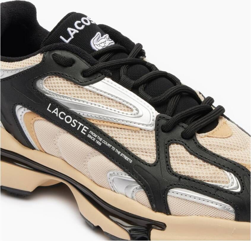 Lacoste Toekomstig Ontwerp Sneakers Tan Black Beige Heren