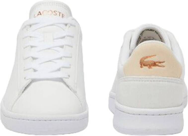 Lacoste Witte Casual Synthetische Sneakers White Dames