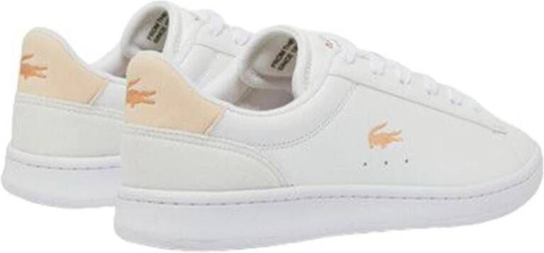 Lacoste Witte Casual Synthetische Sneakers White Dames