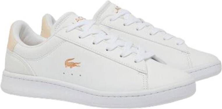 Lacoste Witte Casual Synthetische Sneakers White Dames