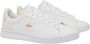 Lacoste Witte Casual Synthetische Sneakers White Dames - Thumbnail 4