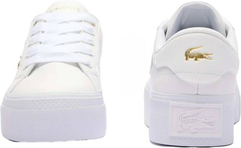 Lacoste Ziane Platform Sneakers White Dames