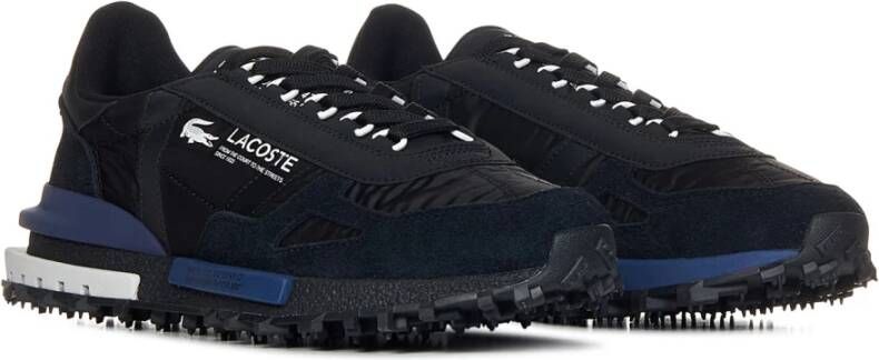 Lacoste Zwarte Sneakers voor Heren Aw23 Zwart Heren