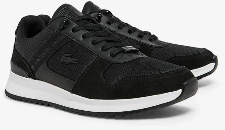 Lacoste Zwarte Sneakers voor Heren Black Heren