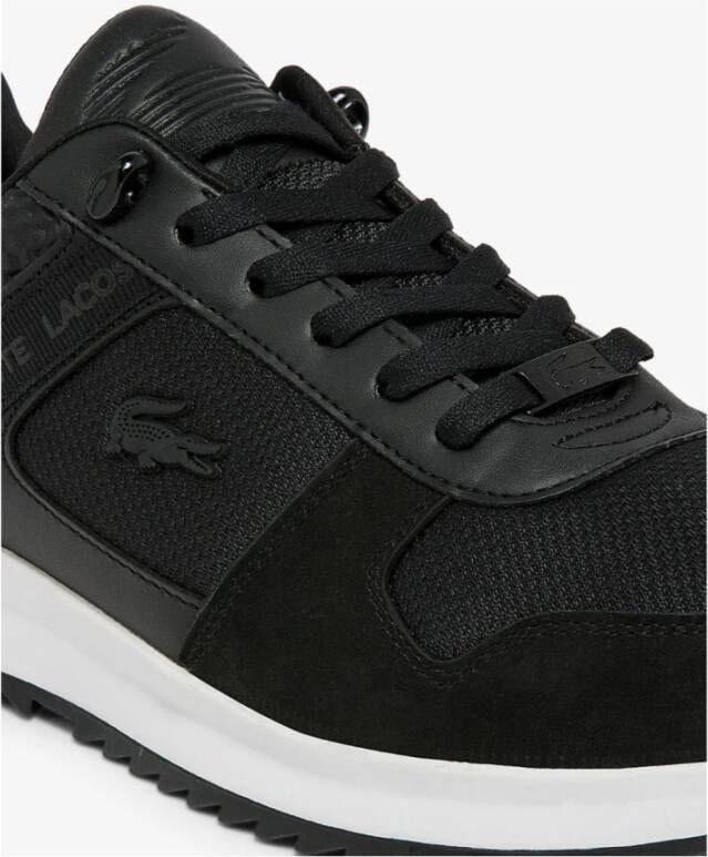 Lacoste Zwarte Sneakers voor Heren Black Heren