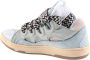 Lanvin Blauwe Sneakers Veters Rubberen Zool Blue Heren - Thumbnail 3