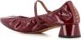 Lanvin Bordeaux Platte Ballerina Schoenen Red Dames - Thumbnail 4