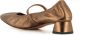 Lanvin Bronzen Leren Ballerina Flats Brown Dames - Thumbnail 4