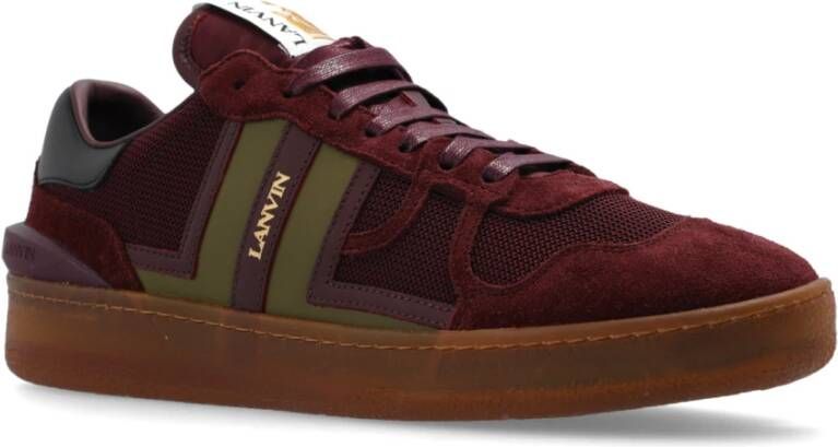 Lanvin Clay Sneakers Red Dames