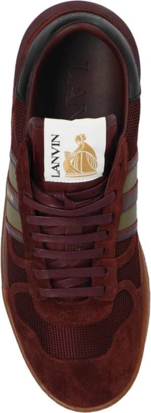 Lanvin Clay Sneakers Red Dames