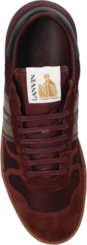 Lanvin Clay Sneakers Red Heren