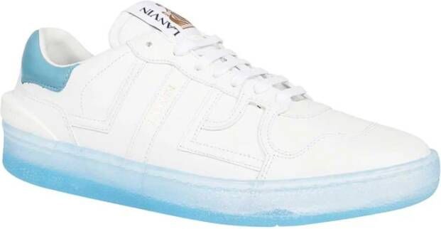 Lanvin Contrasterende kleur lage sneakers White Heren