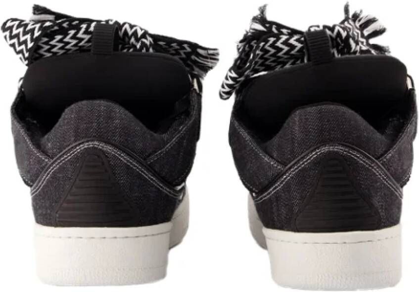 Lanvin Cotton sneakers Black Dames