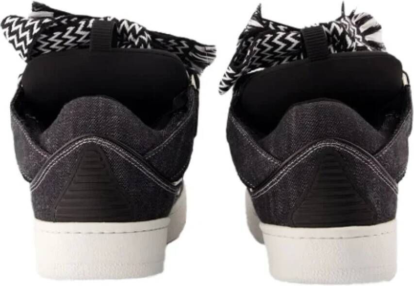 Lanvin Cotton sneakers Black Dames