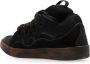 Lanvin Suede Low-Top Sneakers met Azteekse Weefsel Brown Heren - Thumbnail 5