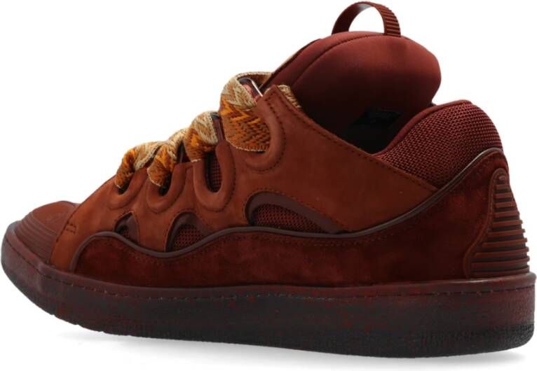 Lanvin Curb Sneakers Brown Heren