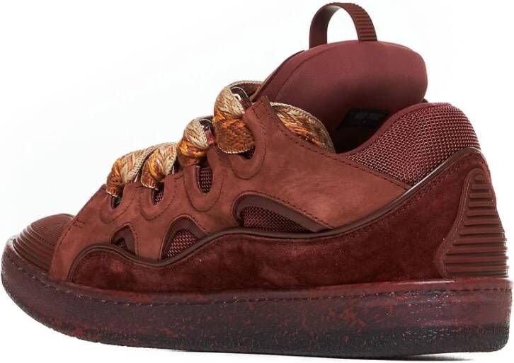 Lanvin Curb Sneakers Brown Heren