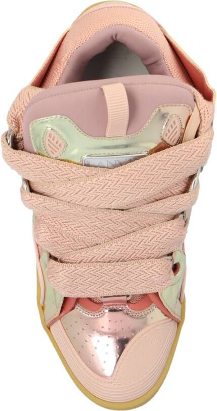 Lanvin Curb Sneakers Pink Heren