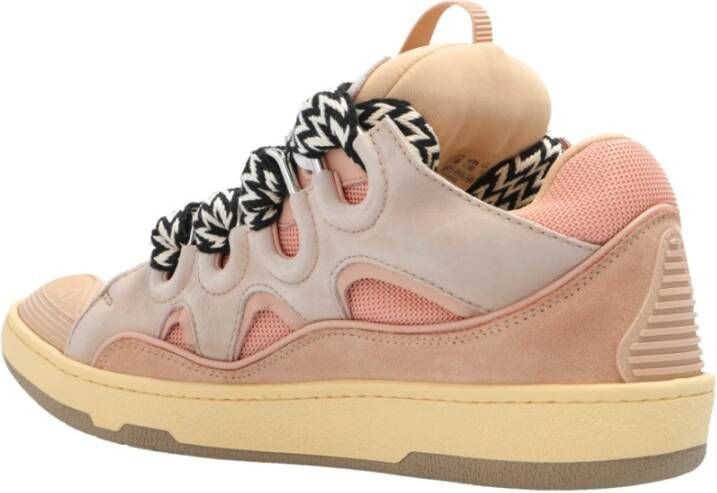 Lanvin Curb Sneakers Roze Heren