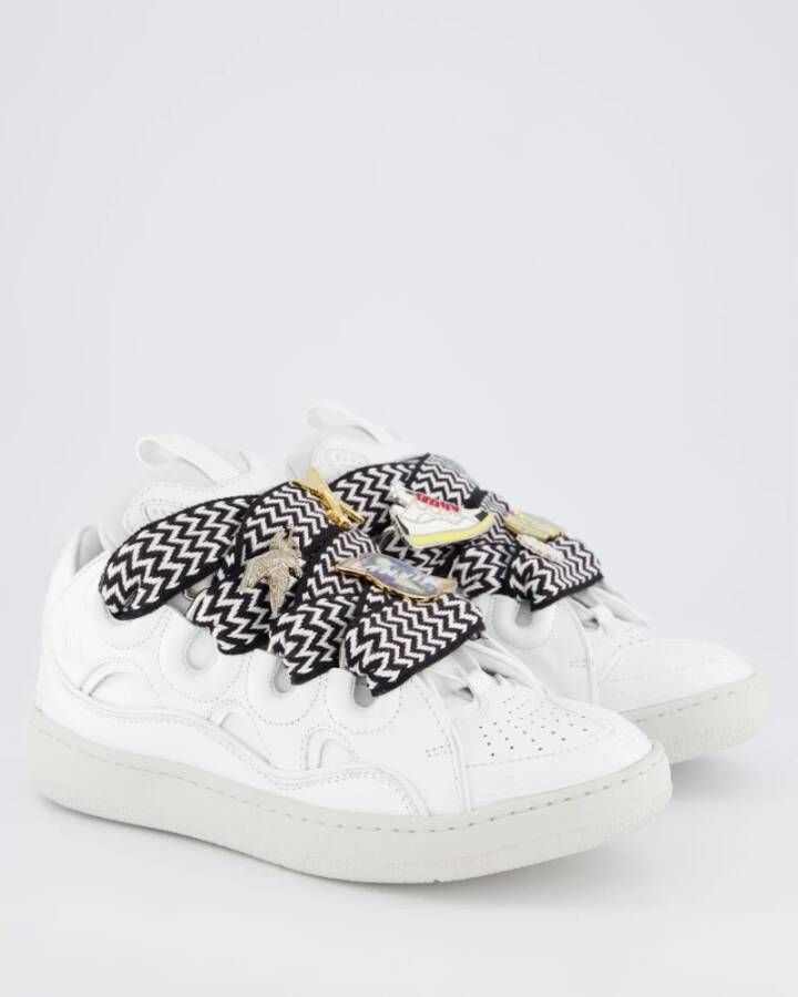 Lanvin Curb Sneakers White Dames