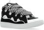 Lanvin Zwarte Suède Sneakers met Geperforeerde Details Black Heren - Thumbnail 11