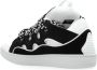 Lanvin Zwarte Suède Sneakers met Geperforeerde Details Black Heren - Thumbnail 12