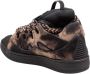 Lanvin Denim Curb Sneakers Zwart Bruin Black Dames - Thumbnail 3