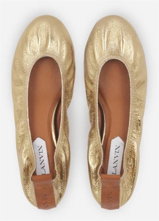 Lanvin Elegante Ballerina Schoenen Yellow Dames