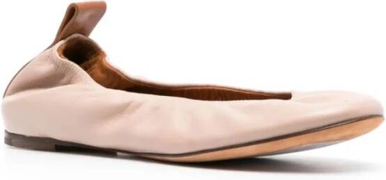 Lanvin Elegante Ballet Flats voor Vrouwen Beige Dames