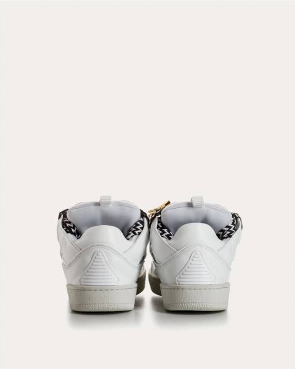 Lanvin Jaren 90 Stijl Curb Sneakers Ontwerp White Dames