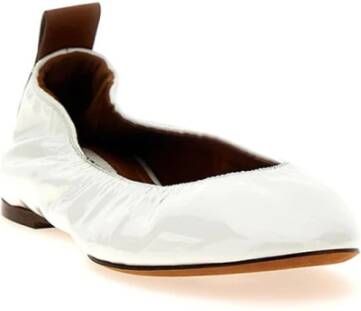 Lanvin Glanzende Ballerinas White Dames