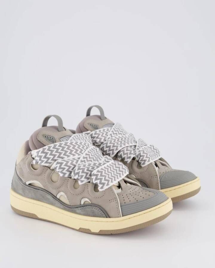 Lanvin Grijze Curb Sneaker Gray Dames