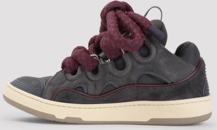 Lanvin Grijze Sneakers voor Mannen Aw24 Gray Heren