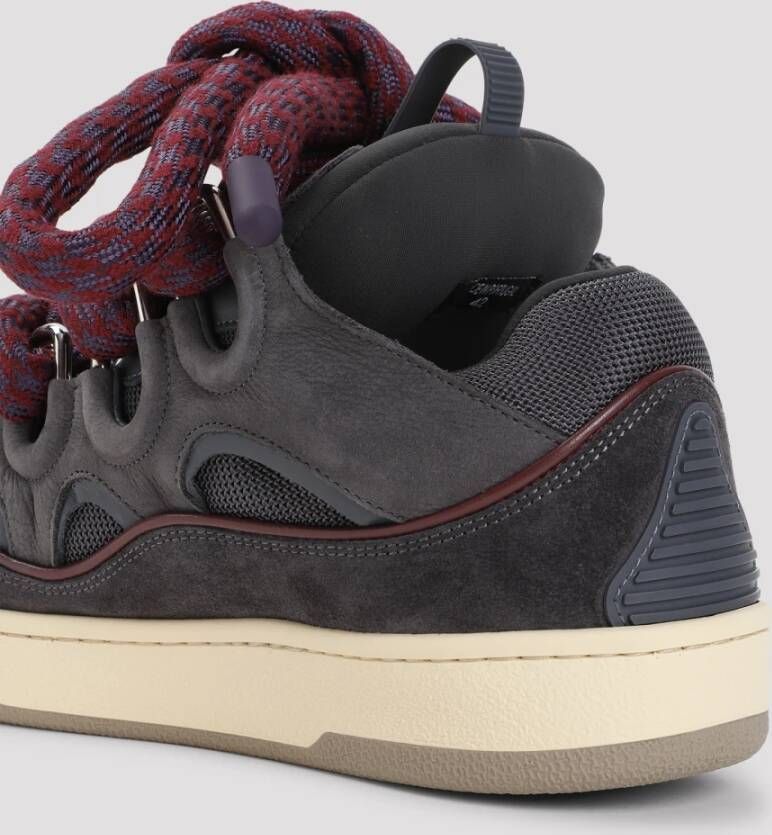 Lanvin Grijze Sneakers voor Mannen Aw24 Gray Heren