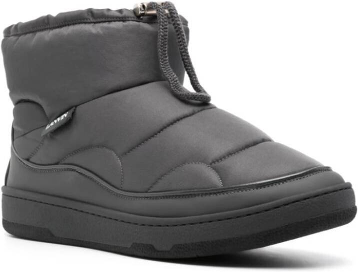 Lanvin Grijze Veterschoenen Grijs Heren