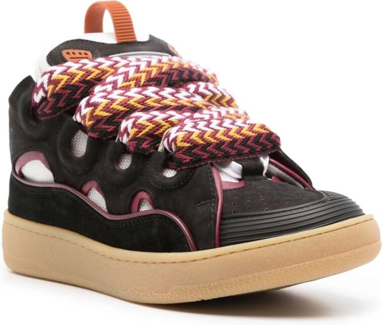 Lanvin Honey Black Curb Sneakers Black Dames