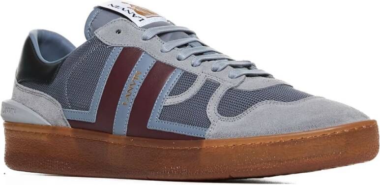 Lanvin Klei Leren Sneakers Multicolor Heren