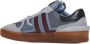 Lanvin Klei Leren Sneakers Multicolor Heren - Thumbnail 3