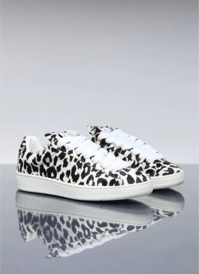 Lanvin Koe Print Lage Sneakers Multicolor Heren