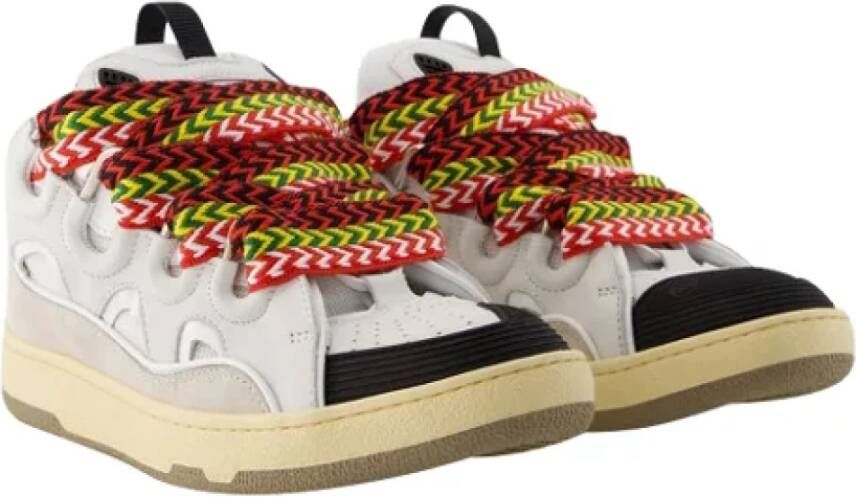 Lanvin Leather sneakers Multicolor Heren